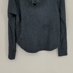 Lululemon Pick Up The Pace Long Sleeve‎ SIze 8 Luon Spray Jacquard Blue Black thumbnail 13