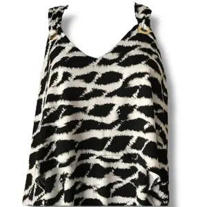 Rafaella Womens Dress Size S Black White Tie‎ Dye Flounce Deep V Neck Maxi thumbnail 10