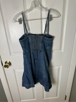 Reformation Elma Denim Mini Dress 6 thumbnail 4