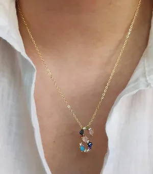 “s” Initial Necklace Gold thumbnail 1