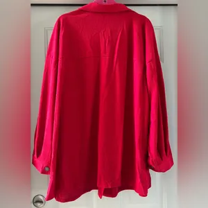 SheIn Curve | ladies plus size corduroy shacket. Size: 4XL thumbnail 2