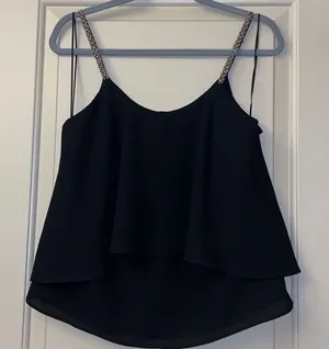 Love Mark Black Tank Top Size M thumbnail 1