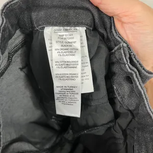 Good American Size 27 Black Good Legs Raw Hem Skinny Jeans thumbnail 8