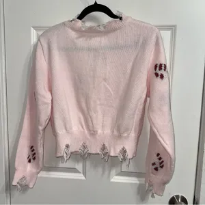 SHEIN candy cane sweater thumbnail 2