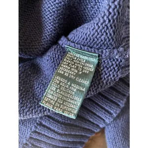 Lauren Ralph Lauren Quarter Zip Pullover Size XL Navy Crest Preppy Blue Cotton thumbnail 6