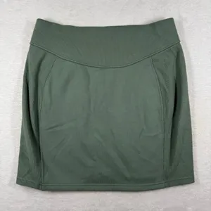 lululemon Scuba High-Rise Mini Skirt Grey Eucalyptus Green LW8ALSS Size L‎ NEW thumbnail 7