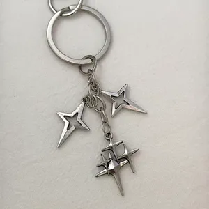 Star Keychain Charm for Men Women Car Keychain Key Ring Bag Charm Streetwear thumbnail 3