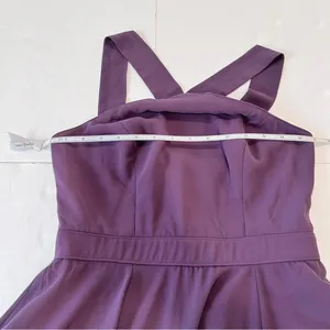 Lulus‎ Forevermore Dusty Purple Halter Sleeveless Skater Dress SMALL thumbnail 9