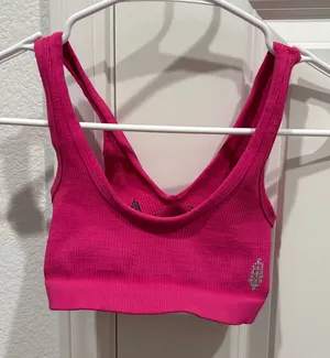 Free People hot pink sports bra thumbnail 1
