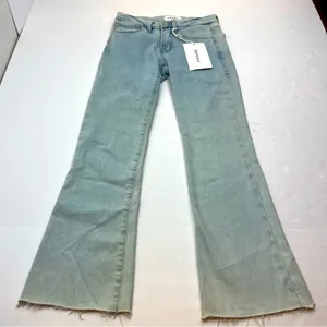 Frame Le‎ Crop Mini Boot Cut Denim Jeans Womens Size 23 Mid-Rise Blue NEW thumbnail 1