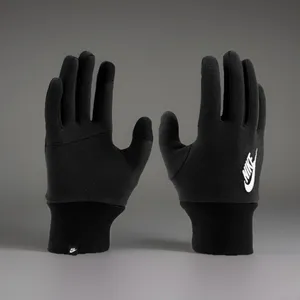 Nike Women’s Size Small Club Fleece Gloves. Black/White. New with tags. thumbnail 3