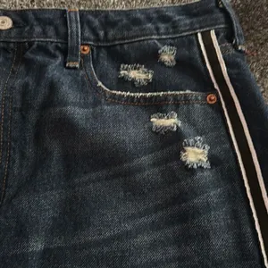 Abercrombie Fitch Natural Rise Vintage A Line Denim Skirt Size 14 thumbnail 7
