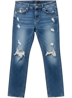 American Eagle Distressed Skinny Jeans Size 6 thumbnail 1