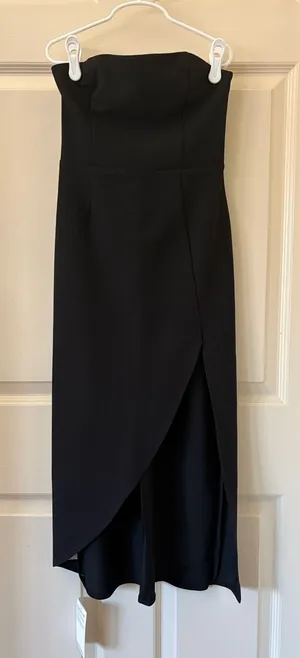 Abercrombie & Fitch strapless midi dress thumbnail 1