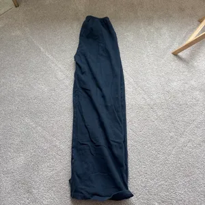 Navy Brandy Melville Straight-Leg Sweatpants thumbnail 2