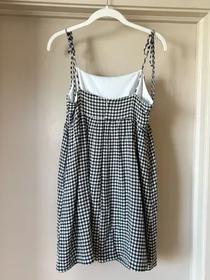Altar'd State Black Gingham Mini Dress Small thumbnail 3