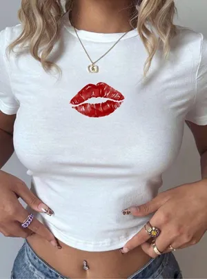 Baby tee White Size L thumbnail 1