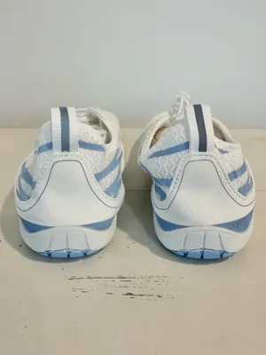 Hike Footwear HF LoraxPro Barefoot Shoes White Blue Zero Drop Wide Toe Size 10 thumbnail 4