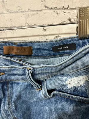 Judy Blue Distressed Dad Jeans thumbnail 5