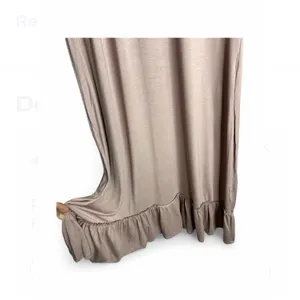 Saints 21 Sleeveless Pleated V-Neck Ruffle Trim Maxi Dress mauve Size S NWT thumbnail 5