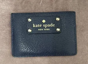 Kate Spade navy Card Holder thumbnail 1