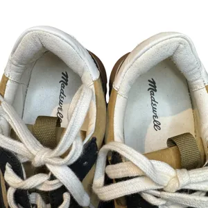 Madewell MWL Shoes Womens Size 7 Beige Leather Colorblock Casual‎ Sneakers thumbnail 3