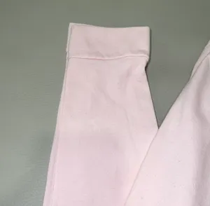 Vintage Carushka Bodywear Pastel Pink Low-Mid Rise Tights/ Leggings Cuffed thumbnail 4