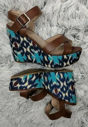 Pull&Bear Platform Wedges/Heels Y2K - Size 36 - GUC thumbnail 1