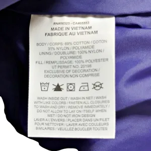 Nike Air Jordan Loose Fit Purple Quilted Puffy Gilet Vest Jump Man thumbnail 7