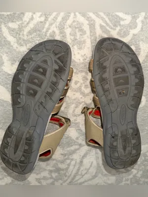 Lands' End Tan Strappy Women's Sandals thumbnail 5