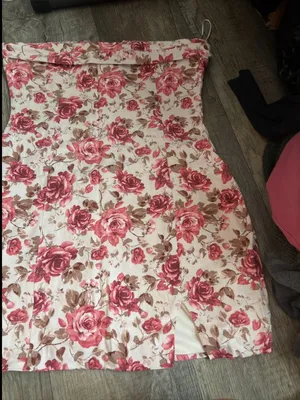 Altard State strapless floral dress size M thumbnail 2