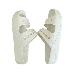 Crocs Baya Slide Sandals Women’s 7 White Comfort Logo Slip On Pool Vacation thumbnail 6