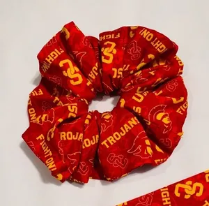 Handmade USC‎ Trojans Inspired Oversized Scrunchy thumbnail 1