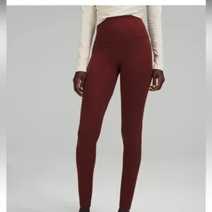 High-Waisted lululemon Burgundy Leggings thumbnail 9