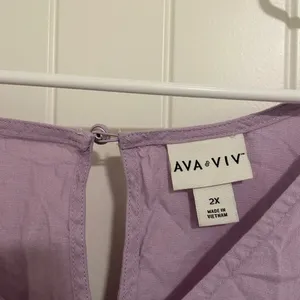EUC‎ | Ava & Viv women’s light purple blouse — 2X thumbnail 3