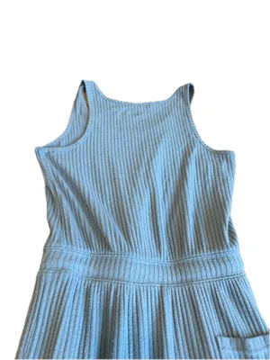 Spiritual Gangster Dusty Blue Ribbed Wide Leg Jumpsuit Racerback X-Small Women's thumbnail 10