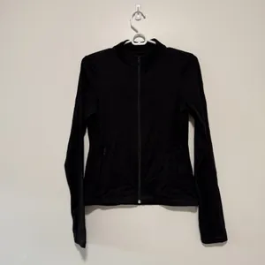 Set Active‎ Black Sportbody Sporty Warm Up Full Zip Athletic Jacket Size Medium thumbnail 3