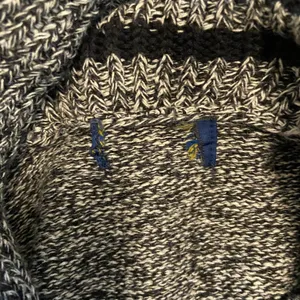 Polo Ralph Lauren Grey White Cable Knit Shawl Collar Sweater Sz Small thumbnail 6