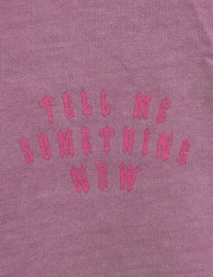 Divided Pink Puff Print Tell Me Something New Hoodie thumbnail 6