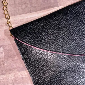 Black With Pink Trim Clutch thumbnail 2