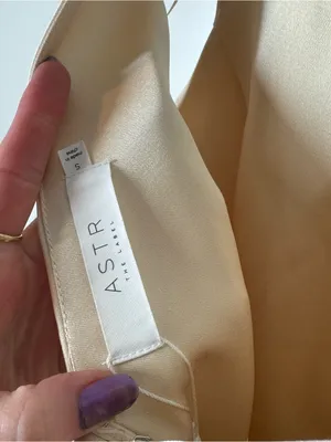 ASTR The Label Alisanne Satin Mini Dress size small bridal wedding‎ rehearsal thumbnail 3