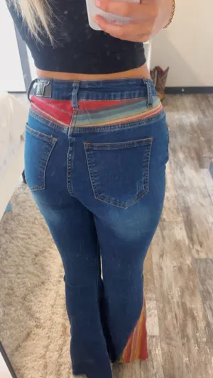 boutique bell bottom jeans thumbnail 4