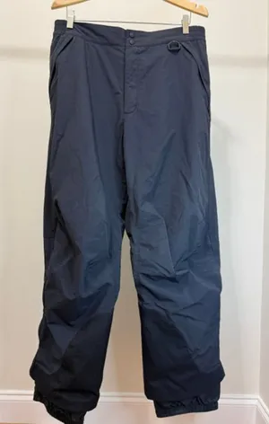 L.L.Bean Men’s Non‑Insulated Black Snow Pants SzL NWOT thumbnail 1