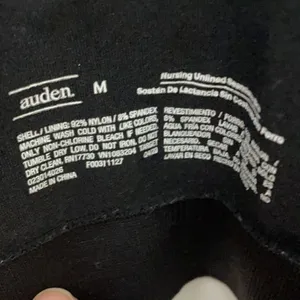Auden Black Crossover Nursing Bra Medium Size undefined thumbnail 2