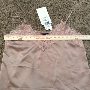 Oak & Trellis Lace Cami Camisol Dusty Rose Size XL NWT thumbnail 8