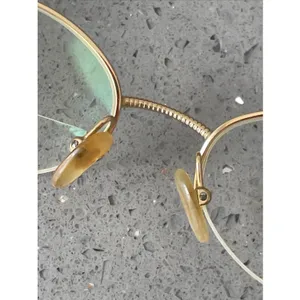 CHRISTIAN DIOR Eyeglasses Frames ONLY 49-19 01x2 Half Rim gold thumbnail 13