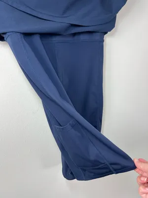 Abercrombie & Fitch Traveler Mini Dress Navy Lined Stretchy Golf Pickleball Sz M thumbnail 13