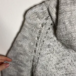 Sanctuary Wool Blend Cowl Tunic Sweater In light grey size M thumbnail 7