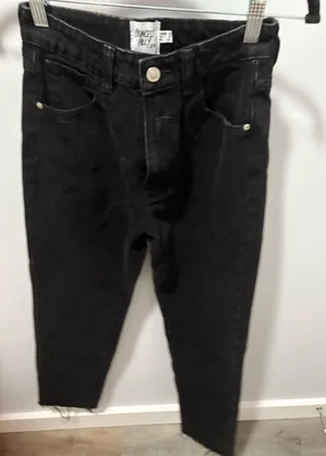 Princess Polly Jeans Black thumbnail 1