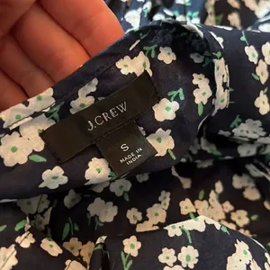 J.Crew Tie-waist tunic dress in little blooms S thumbnail 4